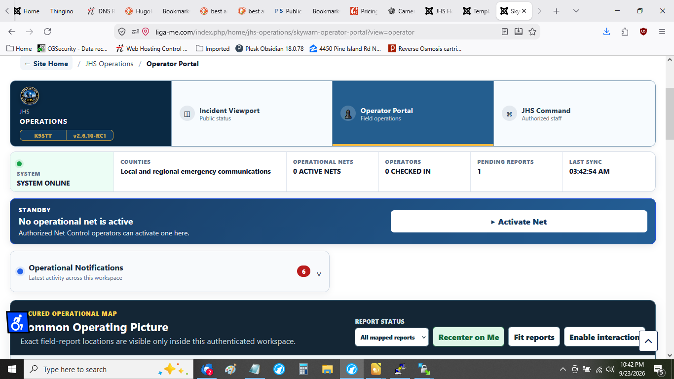 Joomla Ham Suite Operator Portal